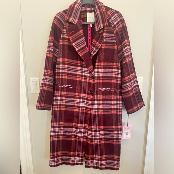 Avec Les Filles Jackets & Blazers - Oversized long plaid coat